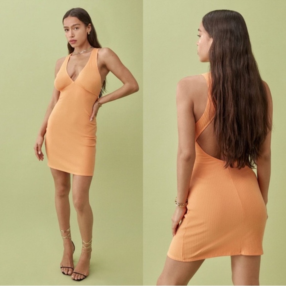Reformation Tangerine Coco Dress